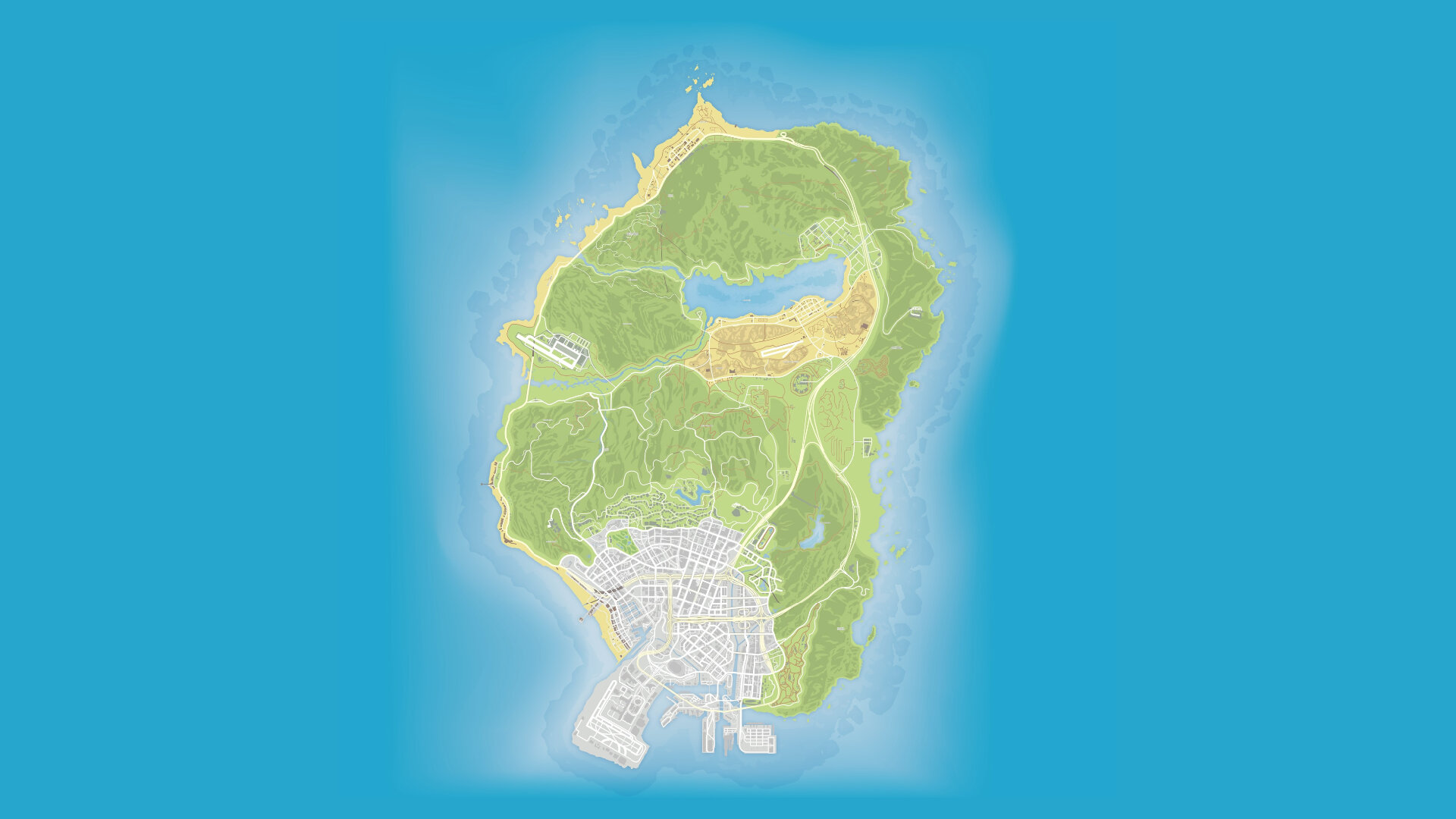 GTA 5 All Locations Map
